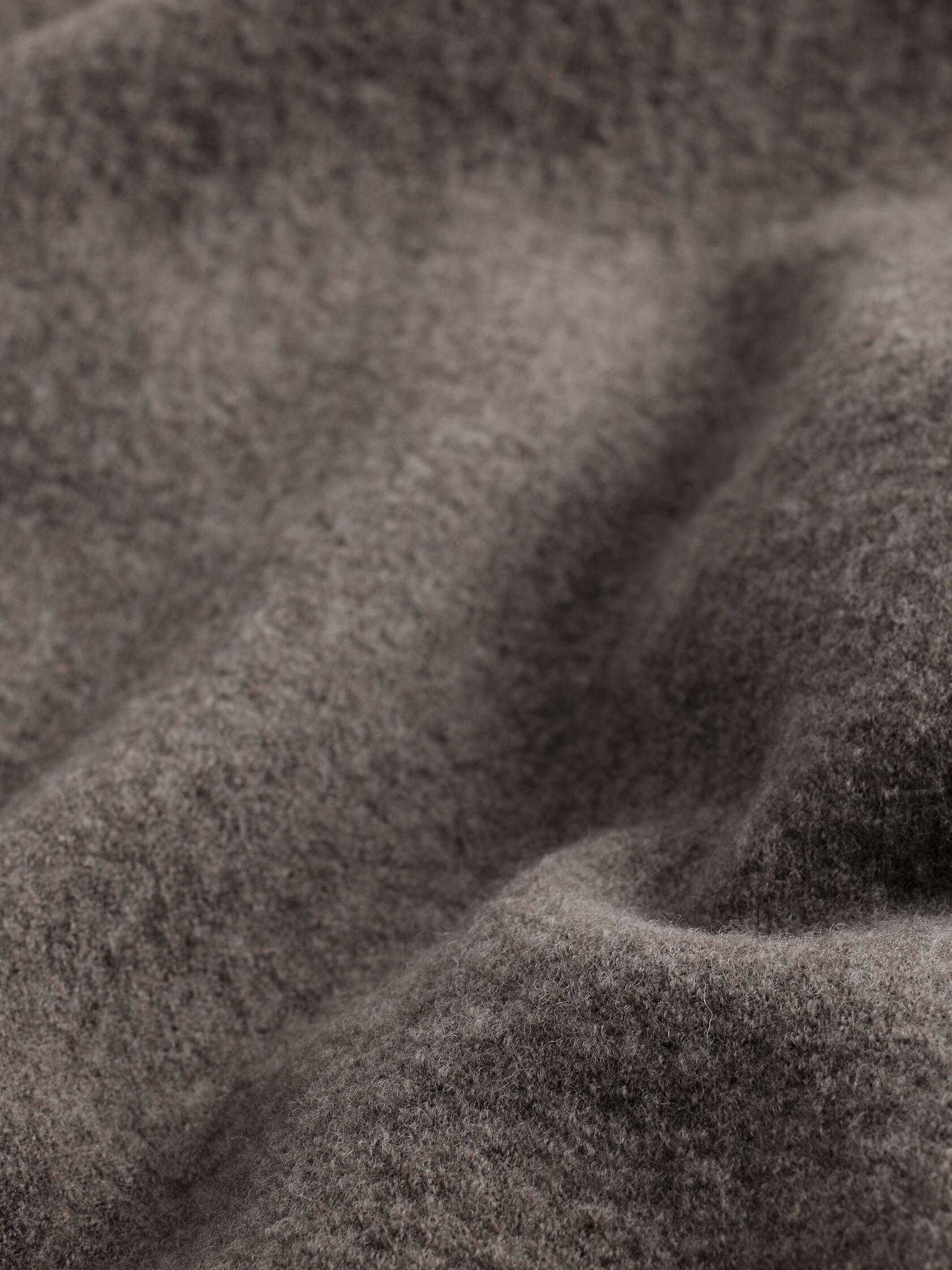 Fine Felted Wool Long Cardigan in Regenerative Wool