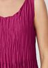 Crushed Silk Tiered Dress