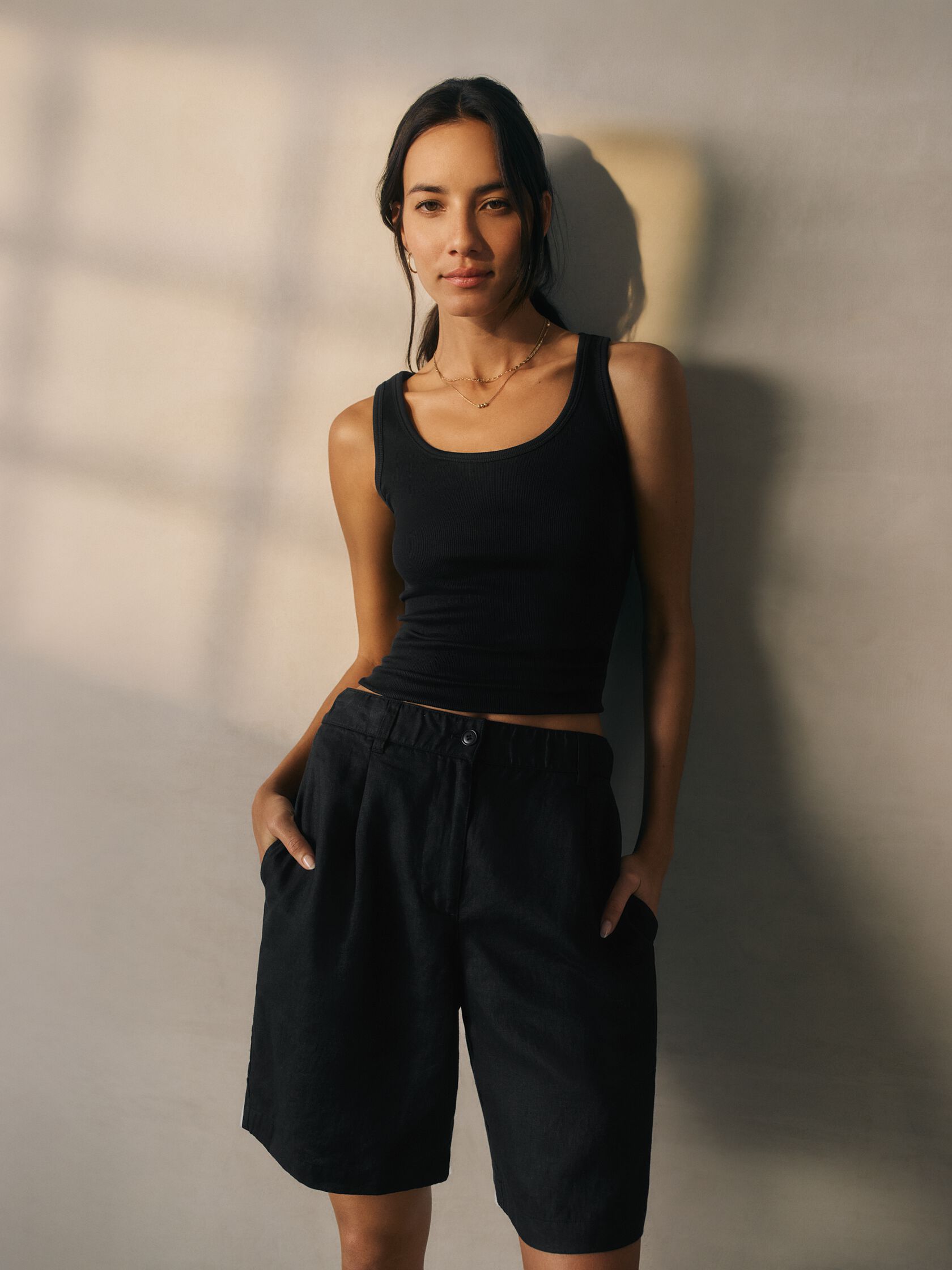 Organic Linen Shorts