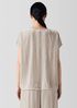 Crushed Velvet V-Neck Square Top