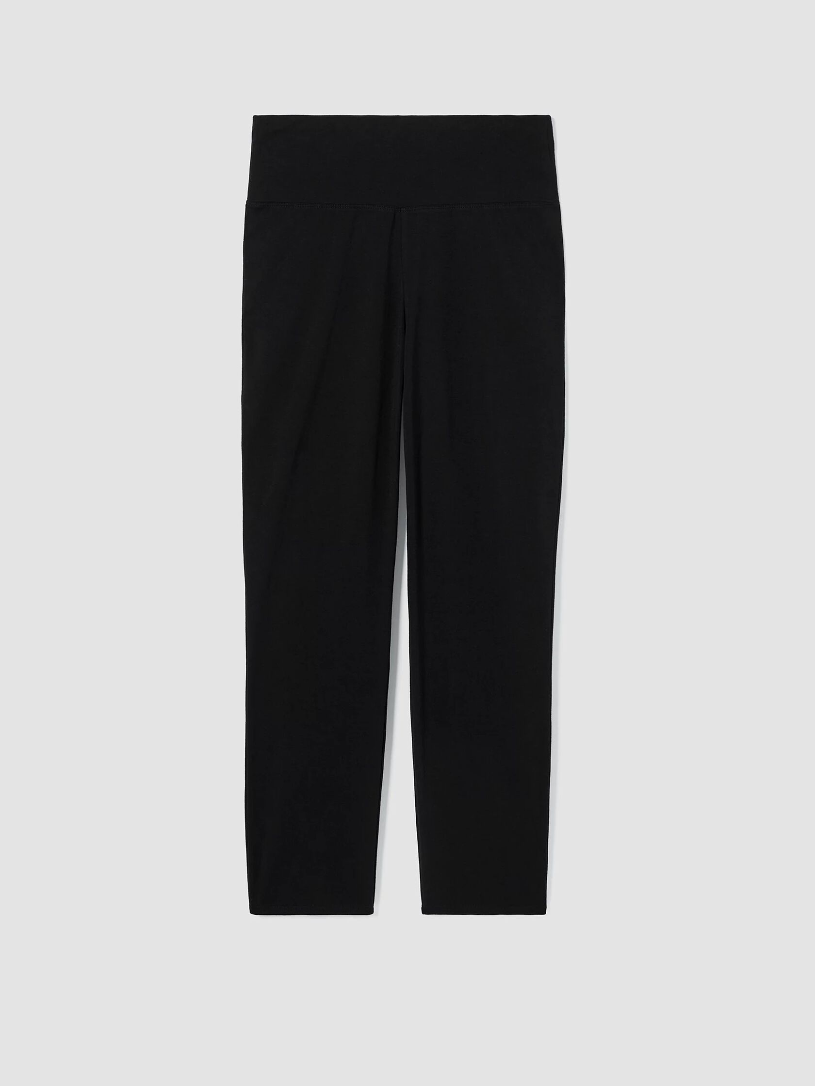 Traceable Cotton Jersey High-Waisted Pant