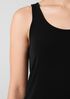 Stretch Silk Jersey Scoop Neck Tank