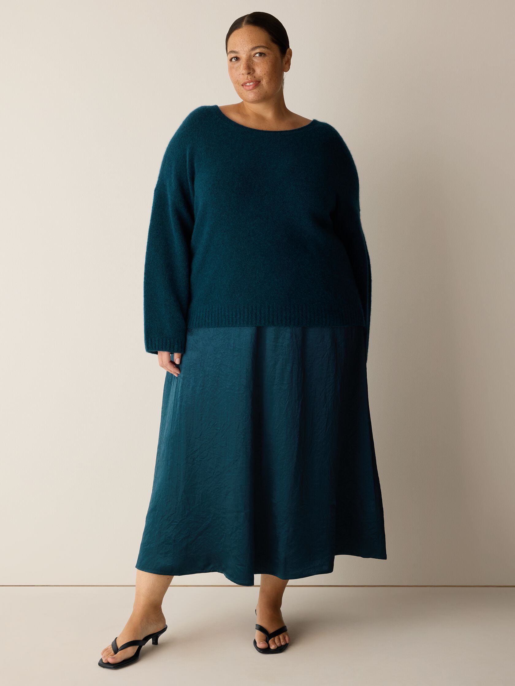 Cashmere Silk Bliss Crew Neck Top
