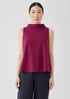 Pima Cotton Stretch Jersey Funnel Neck Tank