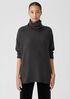 Cotton and Recycled Cashmere Turtleneck Top