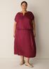 Lightweight Satin Shimmer Lantern Skirt