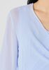 Sheer Silk Georgette Tie Jacket