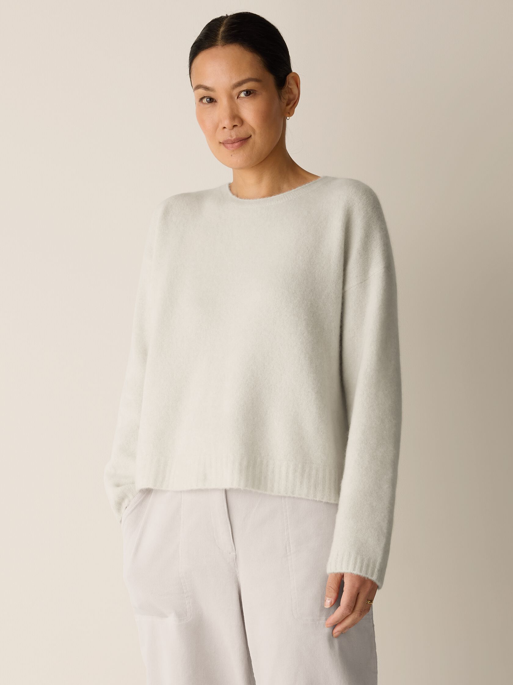 Cashmere Silk Bliss Crew Neck Top