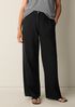 Garment-Dyed Utility Cotton Wide-Leg Pant