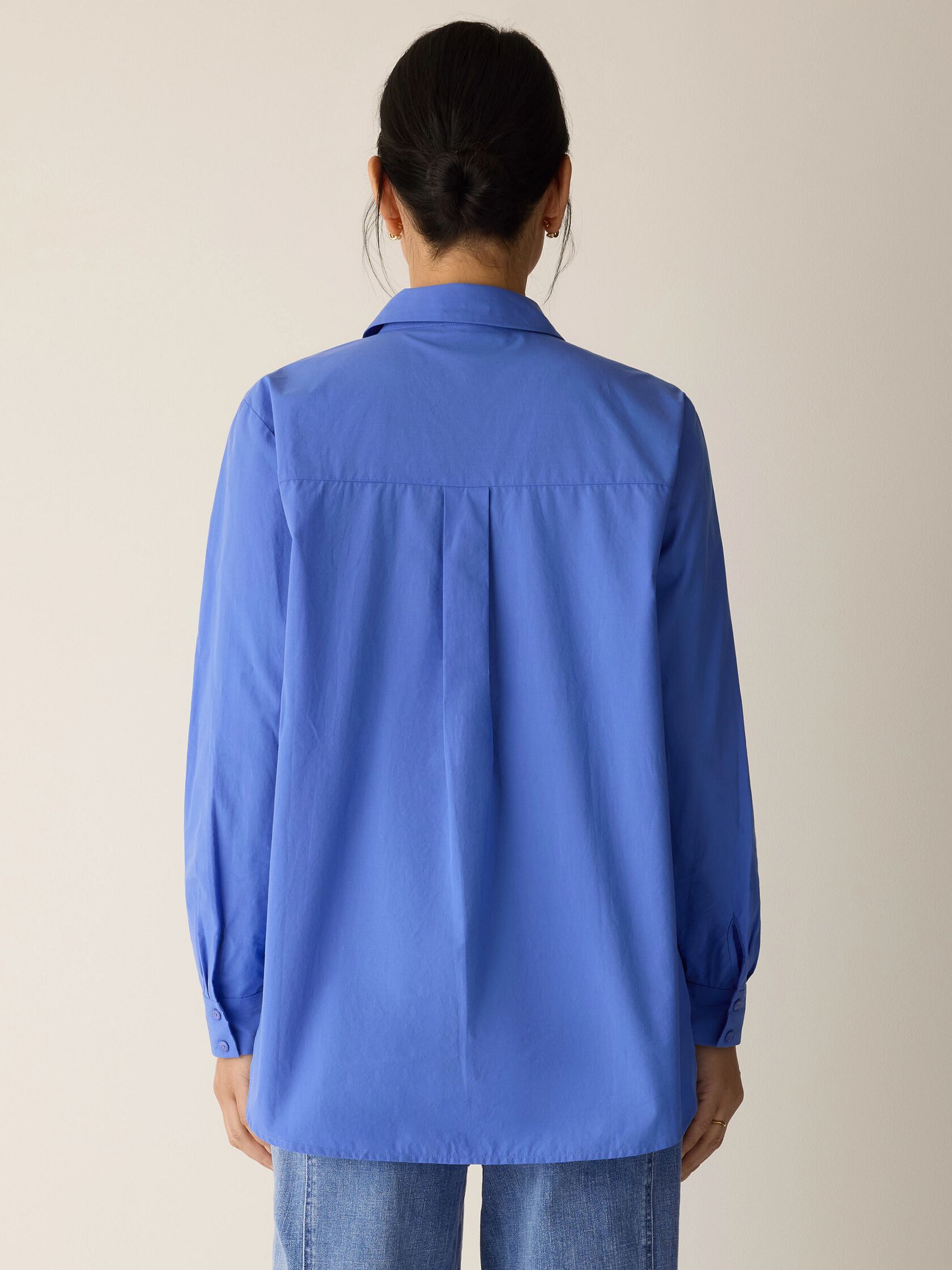 Organic Cotton Poplin Classic Collar Shirt