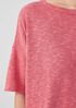 Organic Linen Cotton Slub Bateau Neck Top
