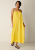 Striped Organic Cotton Gauze Cami Dress