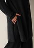 Superfine Merino Crew Neck Long Top in Regenerative Wool
