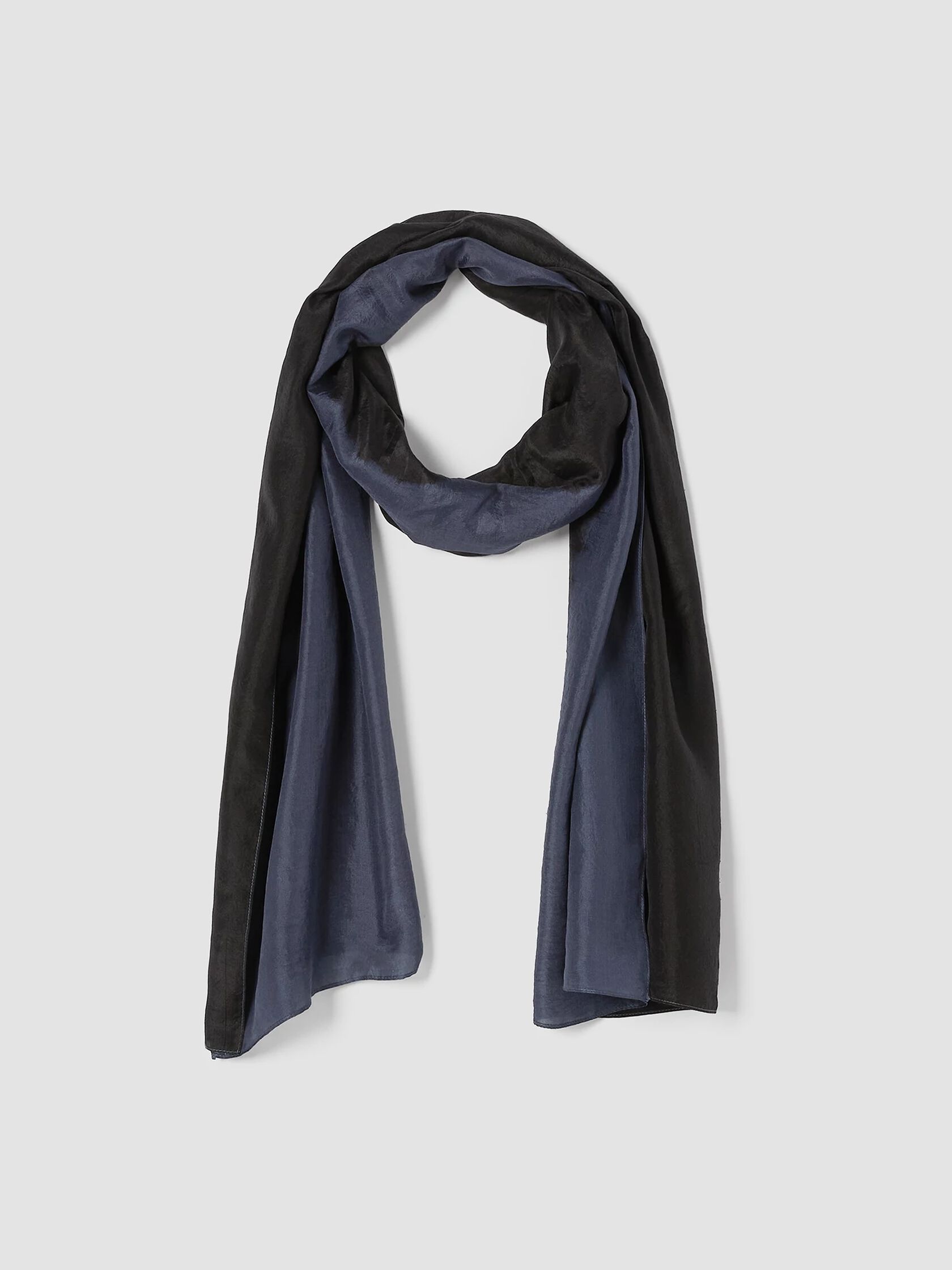 Hand-Dyed Abstract Silk Scarf