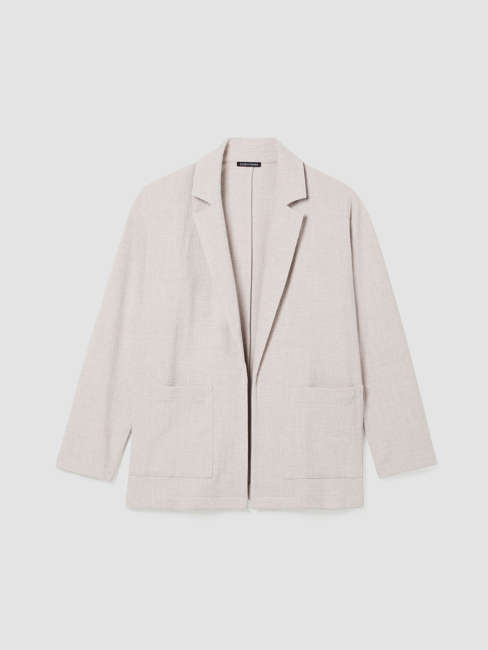 Organic Cotton Tweed Blazer