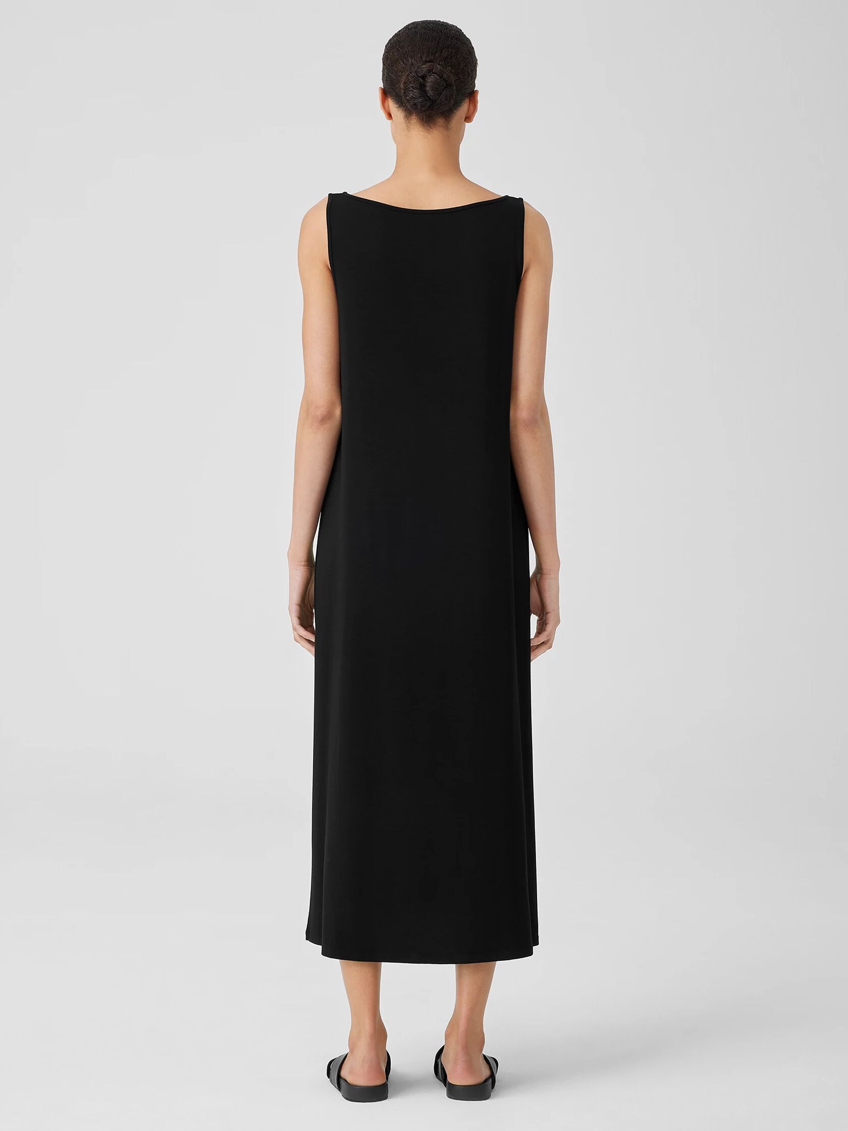 Fine Jersey Bateau Neck Dress