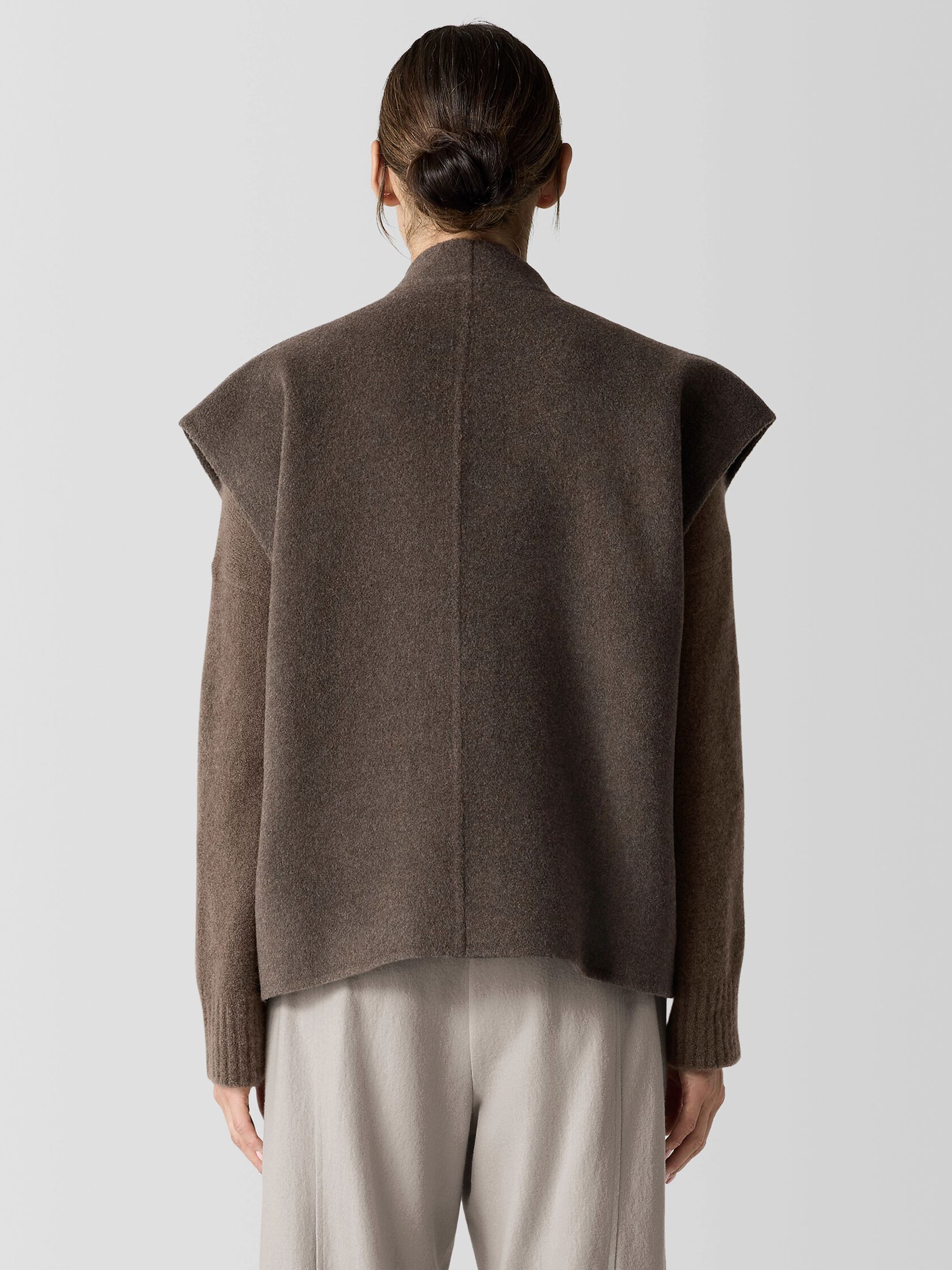 Doubleface Wool Cloud Vest