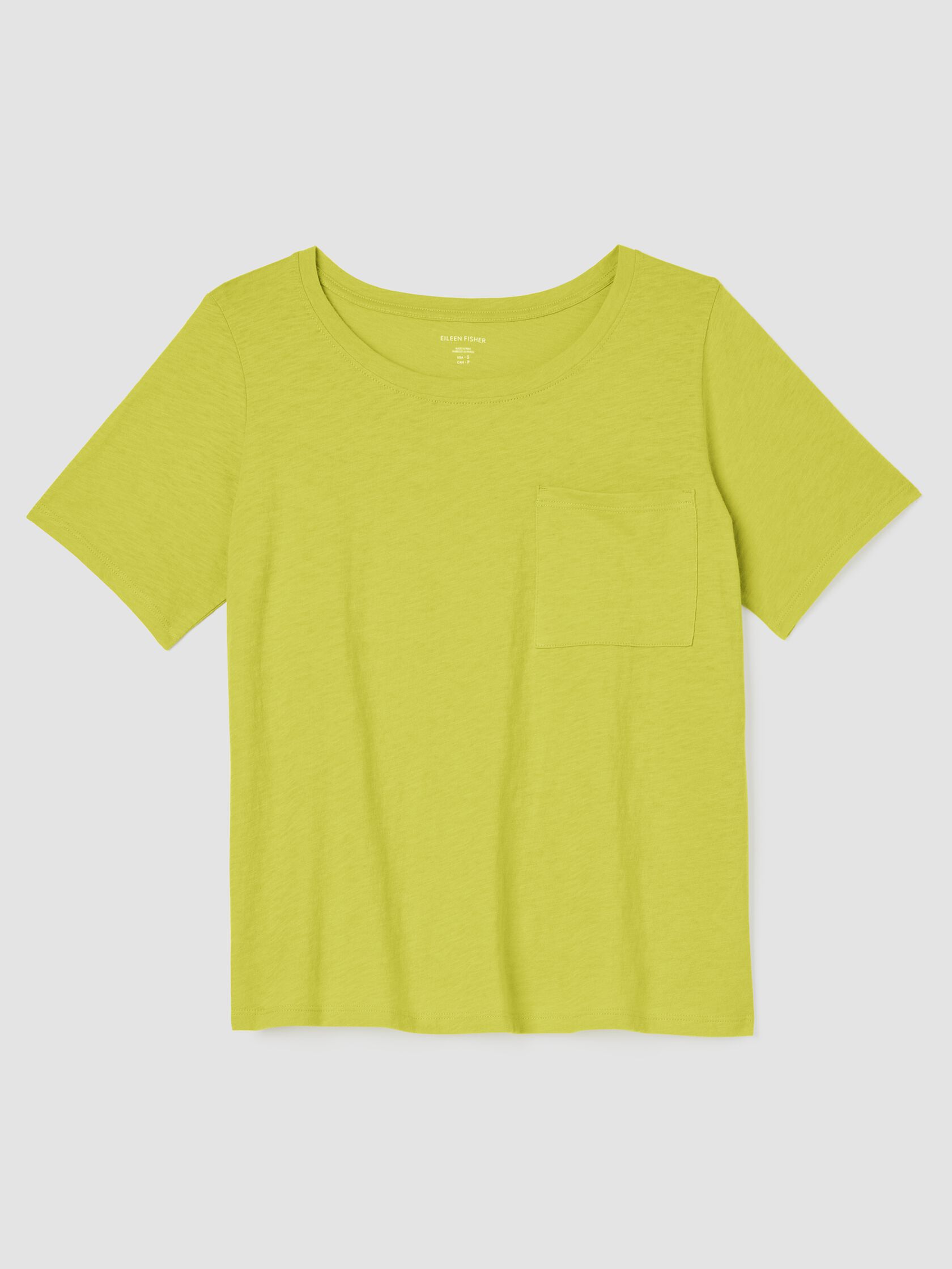 Organic Cotton Slubby Jersey Pocket Tee