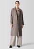 Doubleface Wool Cloud Notch Collar Coat