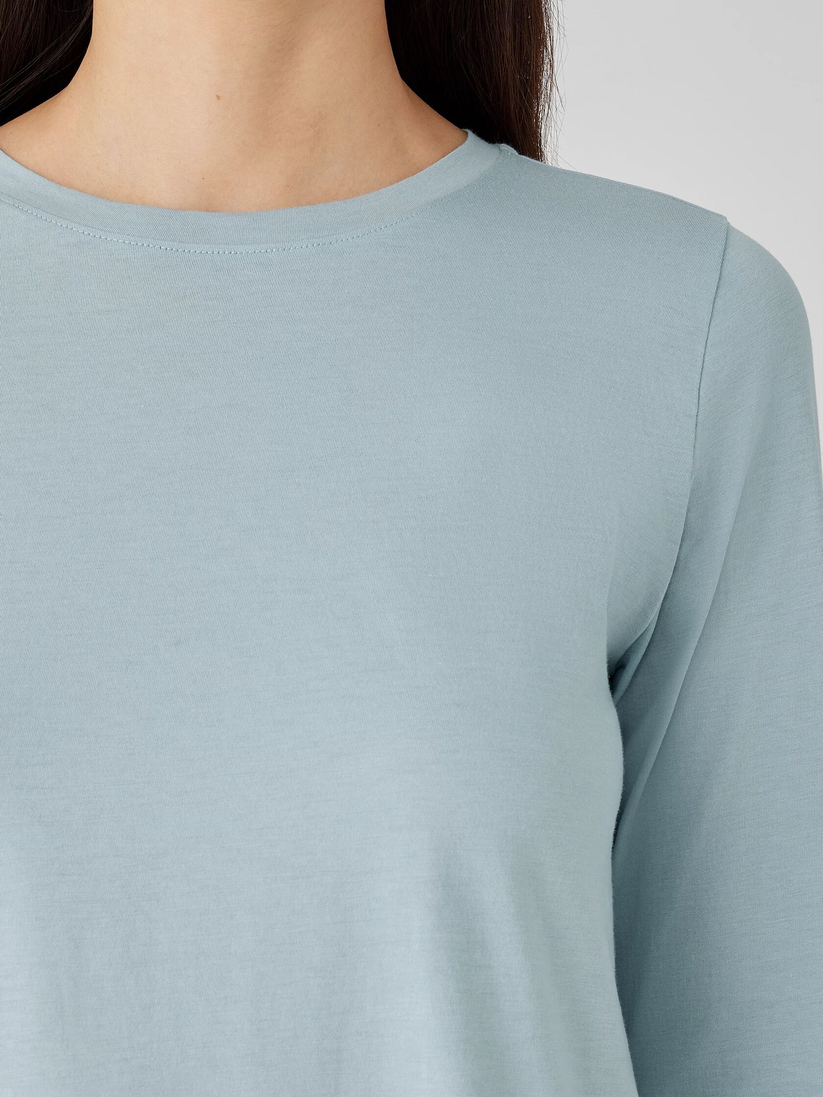 Organic Pima Cotton Jersey Long-Sleeve Tee