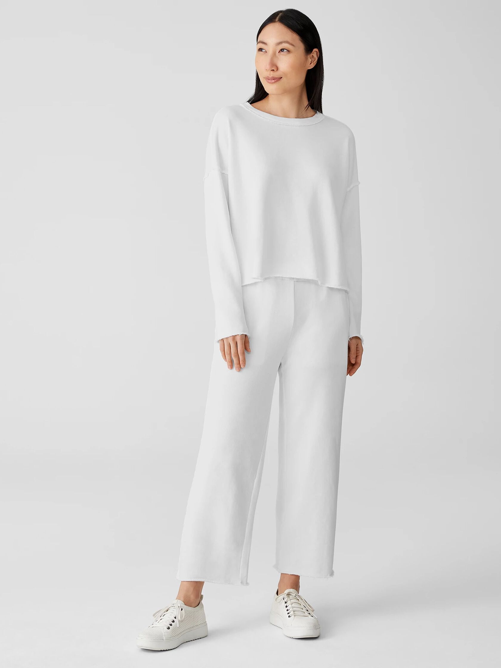 Lightweight Organic Cotton Terry Box-Top