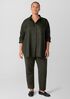 Silk Twill Classic Collar Long Shirt