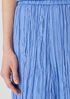 Crushed Silk Flared Skirt