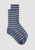 Striped Rib Trouser Sock