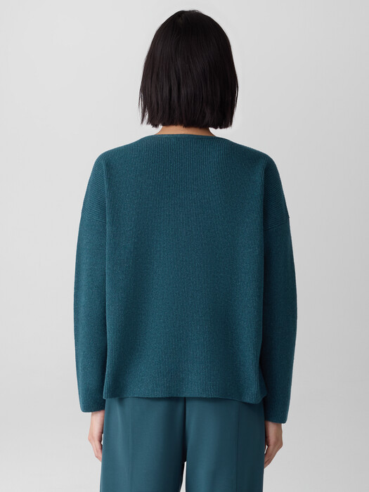 Italian Cashmere V-Neck Top