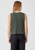 Pigment-Dyed Organic Cotton Crew Neck Tank