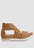 Sport Tumbled Leather Sneaker Sandal