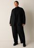Felted Wool Jersey Angled Jacket in Regenerative Wool