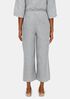 Organic Cotton Doubleweave Wide-Leg Pant