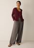 Organic Linen Cotton V-Neck Cardigan