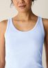 Organic Cotton Stretch Rib Scoop Neck Tank