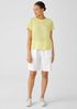 Organic Linen Jersey Crew Neck Tee
