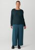 Bubble Jacquard Round Neck Top