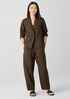 Organic Linen High Collar Jacket