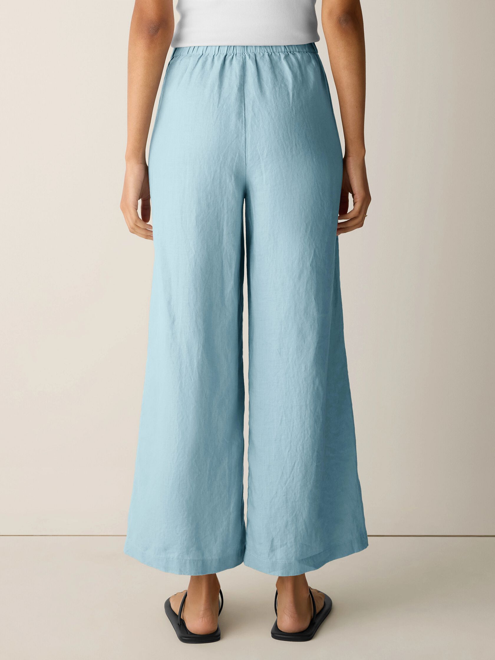Organic Linen Wide-Leg Pant