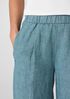 Washed Organic Linen Délavé Lantern Pant