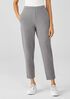 Heathered Organic Cotton Jersey Slouchy Pant