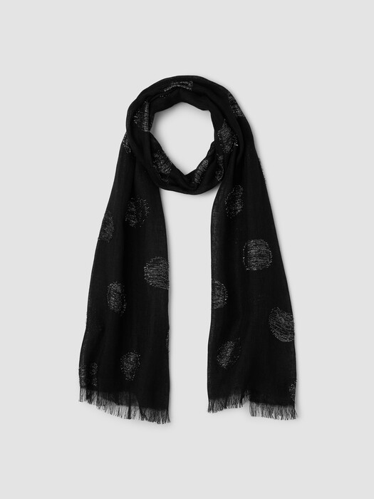 Linen Filcoupe Shimmer Scarf