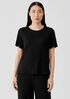 Organic Linen Jersey Crew Neck Tee