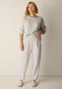 Felted Wool Jersey Lantern Pant in Regenerative Wool