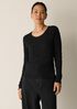Bubble Jacquard Round Neck Top