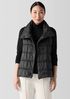 Eggshell Recycled Nylon Stand Collar Vest