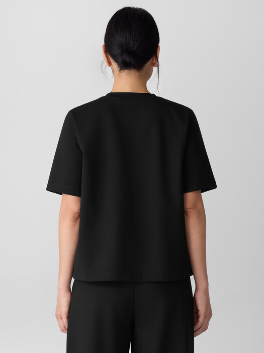 Lightweight Ponte Crew Neck Tee