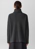Recycled Wool Cashmere Turtleneck Top