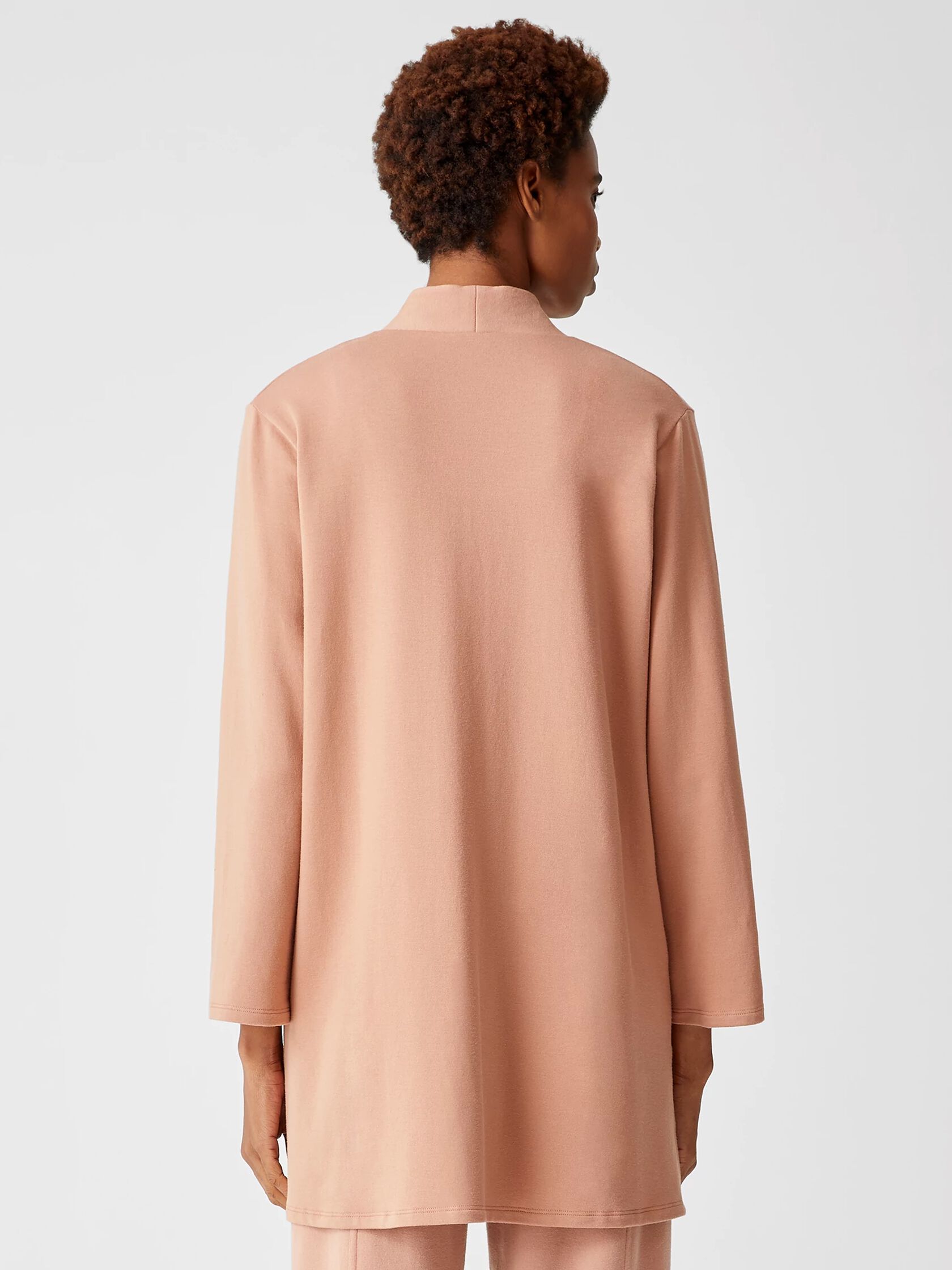 Cozy Brushed Terry Hug Long Jacket