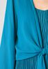 Sheer Silk Georgette Tie Jacket